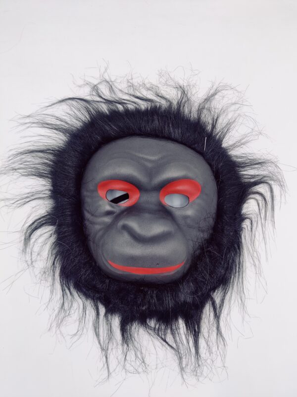 Gorilla Mask with Fur for Kids and Costume Parties