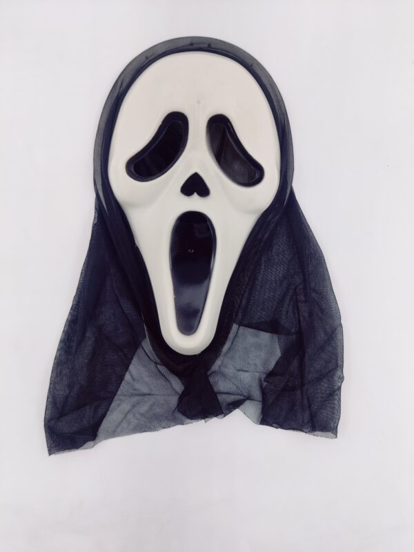 Classic Scream Ghost Mask with Hood for Halloween