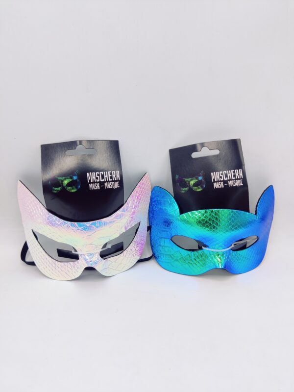 Elegant Maschera Snake-Scale Eye Mask for Parties