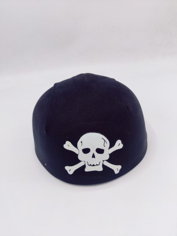 Black Skull Pirate Hat for Kids