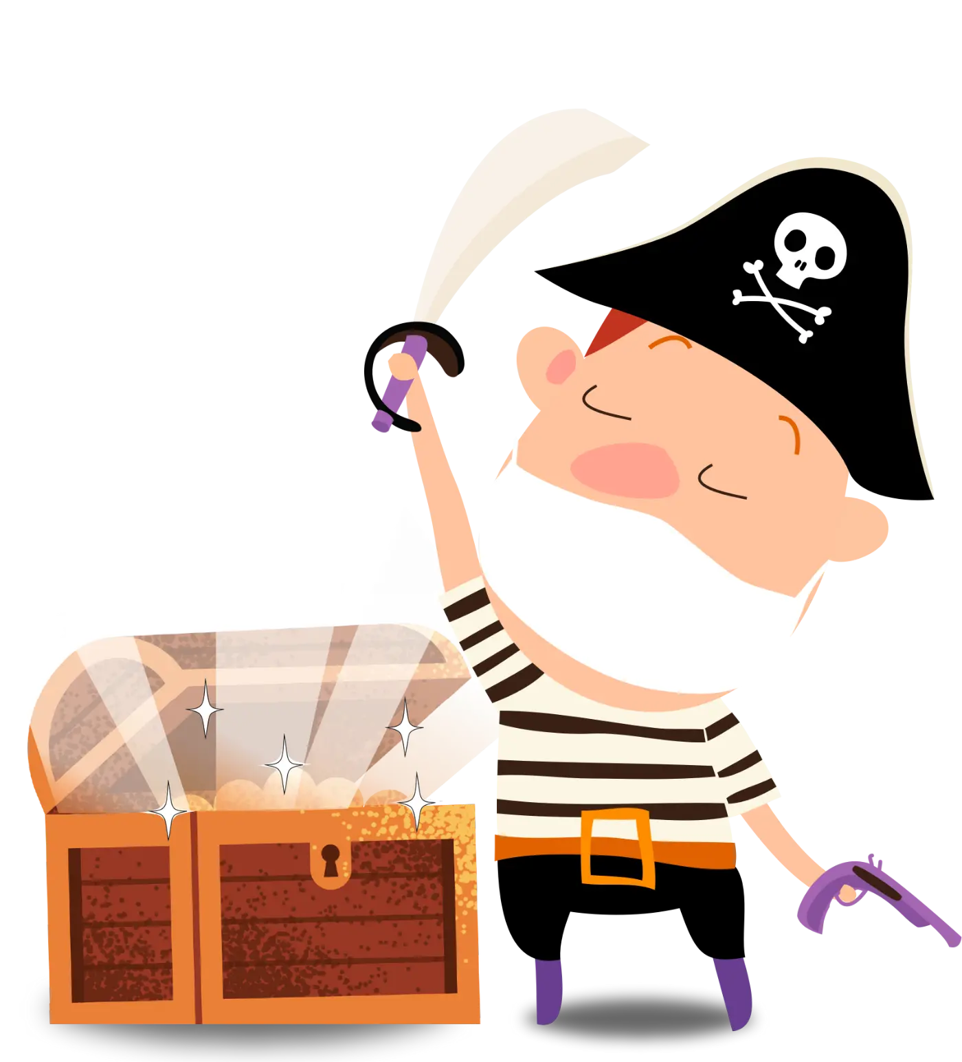 Pirate with Mystery Box FW