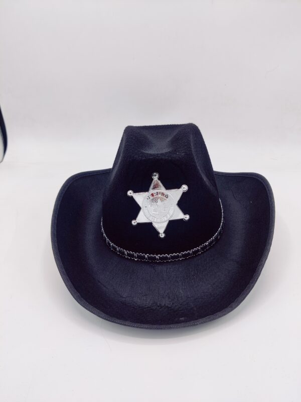 Sheriff Cowboy Hat for Kids and Costume Parties - Image 2